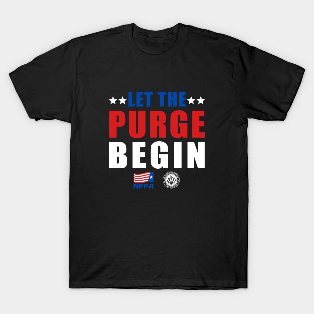 LET THE PURGE BEGIN THE PURGE HORROR MOVIE T-Shirt by MANSE